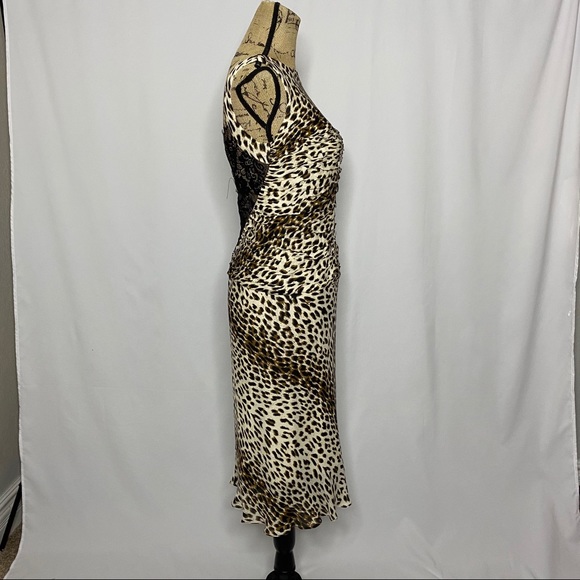 Tadashi Silk Animal Print Dress - Picture 6 of 13